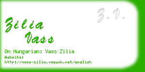zilia vass business card